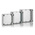 RS PRO Mounting Plate, 7.5mm H, 105mm W, 165mm L for Use with RS PRO 1920698, RS PRO 1920699