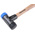 Wiha Tools Blue: Elastomer; Black: Rubber Mallet 300.0g With Replaceable Face