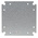 RS PRO Steel Mounting Plate, 148mm H, 148mm L for Use with 200 x 200 Enclosure