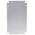 RS PRO Steel Mounting Plate, 248mm H, 148mm L for Use with 200 x 300 Enclosure