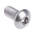 RS PRO M4 x 8mm Hex Socket Button Screw Plain Stainless Steel