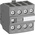 ABB Auxiliary Contact, 4 Contact, 3NC + 1NO, Front Mount