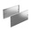 Rittal VX Series RAL 7035 Sheet Steel Side Panel, 600mm W, 200mm L, for Use with Enclosure VX