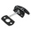 Euro-Locks a Lowe & Fletcher group Company Black Die Cast Zinc Locking Handle, T-Handle