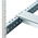 Rittal TS Series Sheet Steel Support Rail, 600mm W, 75mm L For Use With CM, SE, TS, VX