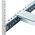 Rittal TS Series Sheet Steel Support Rail, 800mm W, 75mm L For Use With CM, SE, TS, VX
