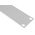 RS PRO Unpainted Aluminium Front Panel, 1U, 482.6 x 43.7mm