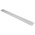 RS PRO Unpainted Aluminium Front Panel, 1U, 482.6 x 43.7mm