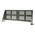 CAMDENBOSS Black Cantilever Shelf, 2U, 20kg Load, 446mm x 180mm