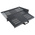 CAMDENBOSS Black Cantilever Shelf, 2U, 10kg Load, 446mm x 280mm