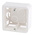 Legrand Mosaic White Plastic Back Box, NF, IP20, 1 Gangs