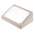 RS PRO White ABS Desktop Enclosure, Sloped Front, 127.37 x 178.14 x 73.56mm