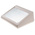 RS PRO White ABS Desktop Enclosure, Sloped Front, 203.2 x 254.01 x 101.6mm