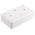 MK Electric Metalclad White Steel Back Box, BS, IP20, 2 Gangs, 147 x 86 x 38mm