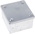RS PRO Steel Galvanised Adaptable Box, 75mm x 75mm x 50mm 20/25mm Knockout Size