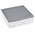 RS PRO Steel Galvanised Adaptable Box, 150mm x 150mm x 50mm 20/25mm Knockout Size