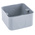 MK Electric Metalclad Silver Aluminium Back Box, BS, IP20, 2 Gangs, 73 x 73 x 40mm