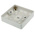 MK Electric Logic Plus White Gloss Back Box, BS, IP20, 1 Gangs, 87 x 87 x 16mm