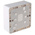 MK Electric Logic Plus White Gloss Back Box, BS, IP20, 1 Gangs, 87 x 87 x 30mm