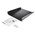 StarTech.com Black Shelf, 2U, 23kg Load, 465mm x 558mm