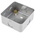 RS PRO Grey Back Box, BS, IP20, 1 Gangs
