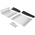 Bopla Alu-Topline Series Black, Light Grey, Silver ABS, Aluminium Desktop Enclosure, Sloped Front, 150 x 181.2 x 53.2mm