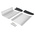 Bopla Alu-Topline Series Black, Natural Anodised ABS, Aluminium Desktop Enclosure, Sloped Front, 250 x 181.2 x 68.2mm