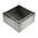 RS PRO Unpainted Stainless Steel Terminal Box, IP66, 150 x 80 x 150mm