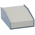 Hammond 1456 Series Beige, Blue Aluminium Desktop Enclosure, Sloped Front, 357 x 183 x 102mm