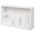 RS PRO White PVC Back Box, BS, 2 Gangs