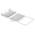 Bopla BoPad Series White ABS Desktop Enclosure, Sloped Front, 285 x 198 x 61.2mm