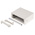 METCASE Mettec Series White Aluminium Desktop Enclosure, 230 x 180 x 85mm