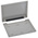 Pactec KEU Series White ABS Desktop Enclosure, Sloped Front, 127 x 177.8 x 33.15mm