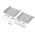 Bopla Light Grey ABS Desktop Enclosure, 307.35 x?256.9 x?65.2mm
