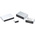 Takachi Electric Industrial YM Series Black, Silver Aluminium Desktop Enclosure, 100 x 70 x 30mm