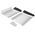 Bopla Alu-Topline Series Black, Natural Anodised ABS, Aluminium Desktop Enclosure, Sloped Front, 200 x 181.2 x 53.2mm