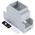 CAMDENBOSS Modular Enclosure Enclosure Type CNMB Series , 36 x 58 x 90mm, Polycarbonate DIN Rail Enclosure