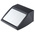 METCASE Unidesk Series Black Aluminium Desktop Enclosure, Sloped Front, 200 x 200 x 102mm