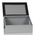 Hammond 1488 Series Grey Steel Desktop Enclosure, Sloped Front, 203 x 305 x 182mm