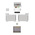 Phoenix Contact Vented Enclosure Type ME-PLC 40 DEV-KIT KMGY Series , 180 x 40 x 145mm, Polycarbonate DIN Rail