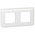 Legrand White 2 Gang Faceplate & Mounting Plate