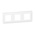 Legrand White 3 Gang Faceplate & Mounting Plate