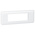 Legrand White 6 Gang Faceplate & Mounting Plate