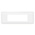 Legrand White 6 Gang Faceplate & Mounting Plate