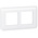 Legrand White 2 Gang Faceplate & Mounting Plate