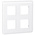 Legrand White 2 Gang Faceplate & Mounting Plate