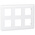 Legrand White 2 Gang Faceplate & Mounting Plate