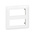 Legrand White 2 Gang Faceplate & Mounting Plate