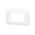 Legrand White 3 Gang Faceplate & Mounting Plate