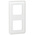 Legrand White 2 Gang Faceplate & Mounting Plate